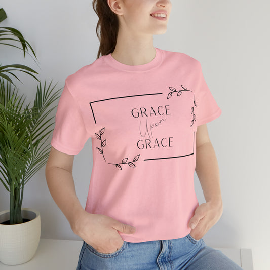 Grace upon Grace Unisex Jersey Short Sleeve Tee